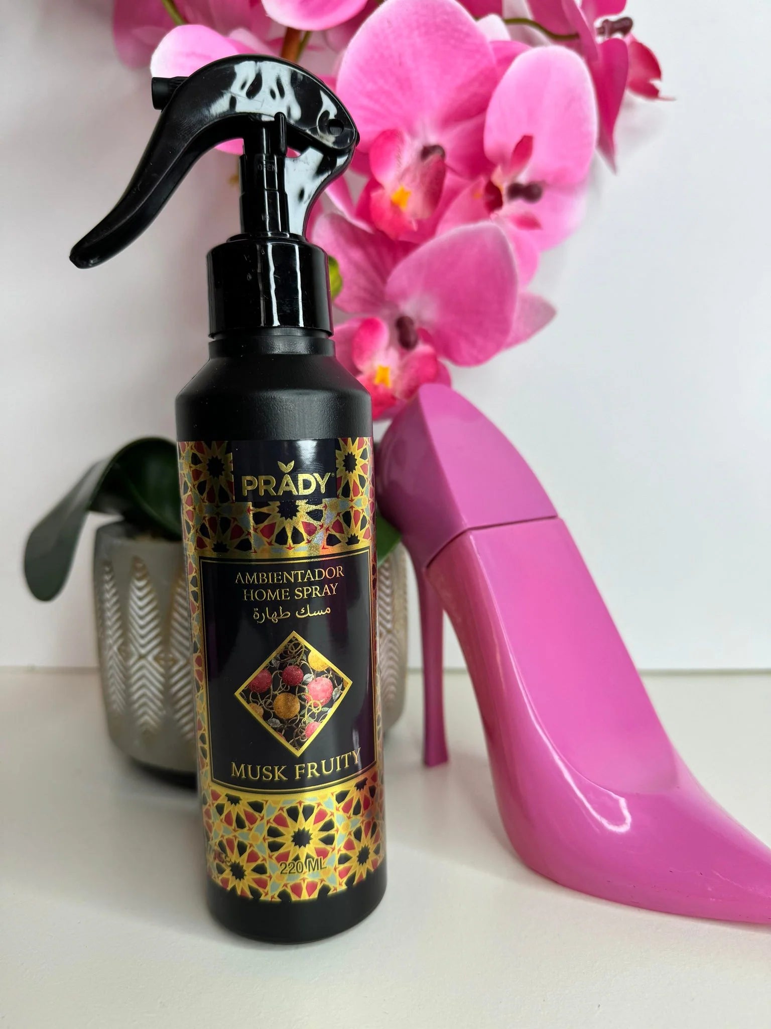 Spray d'ambiance maison et tissu musc fruit
