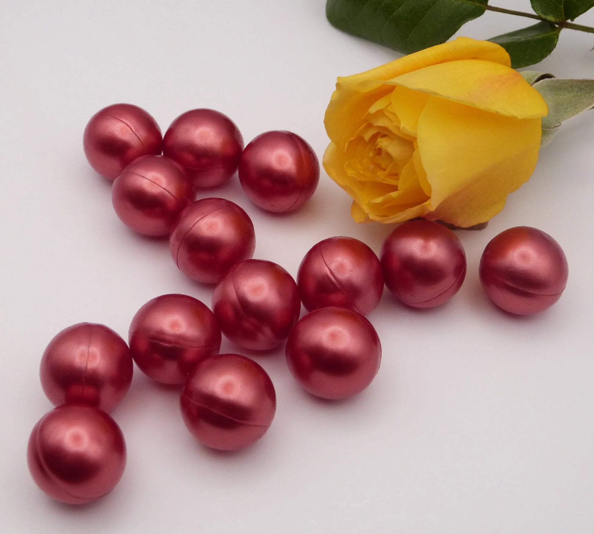 Perle de bain parfum fraise (l'unité)