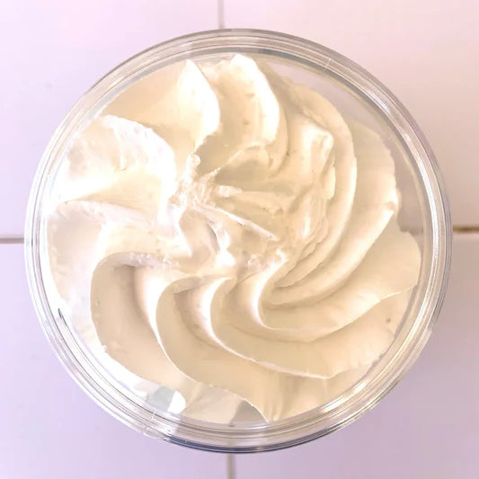 Chantilly de douche musc blanc