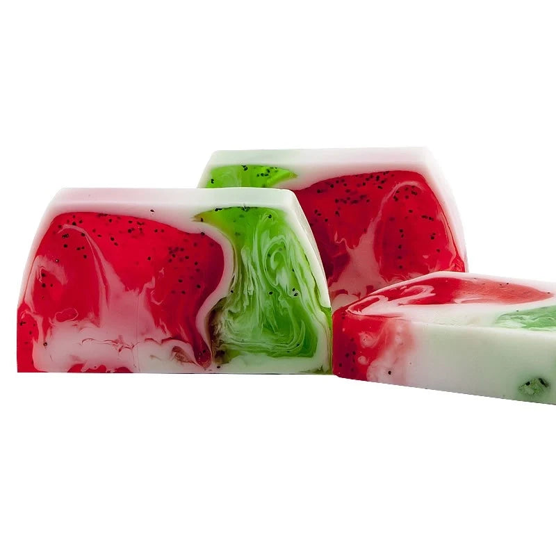 Tranche de savon fraise kiwi ( entre 90 et 105g)