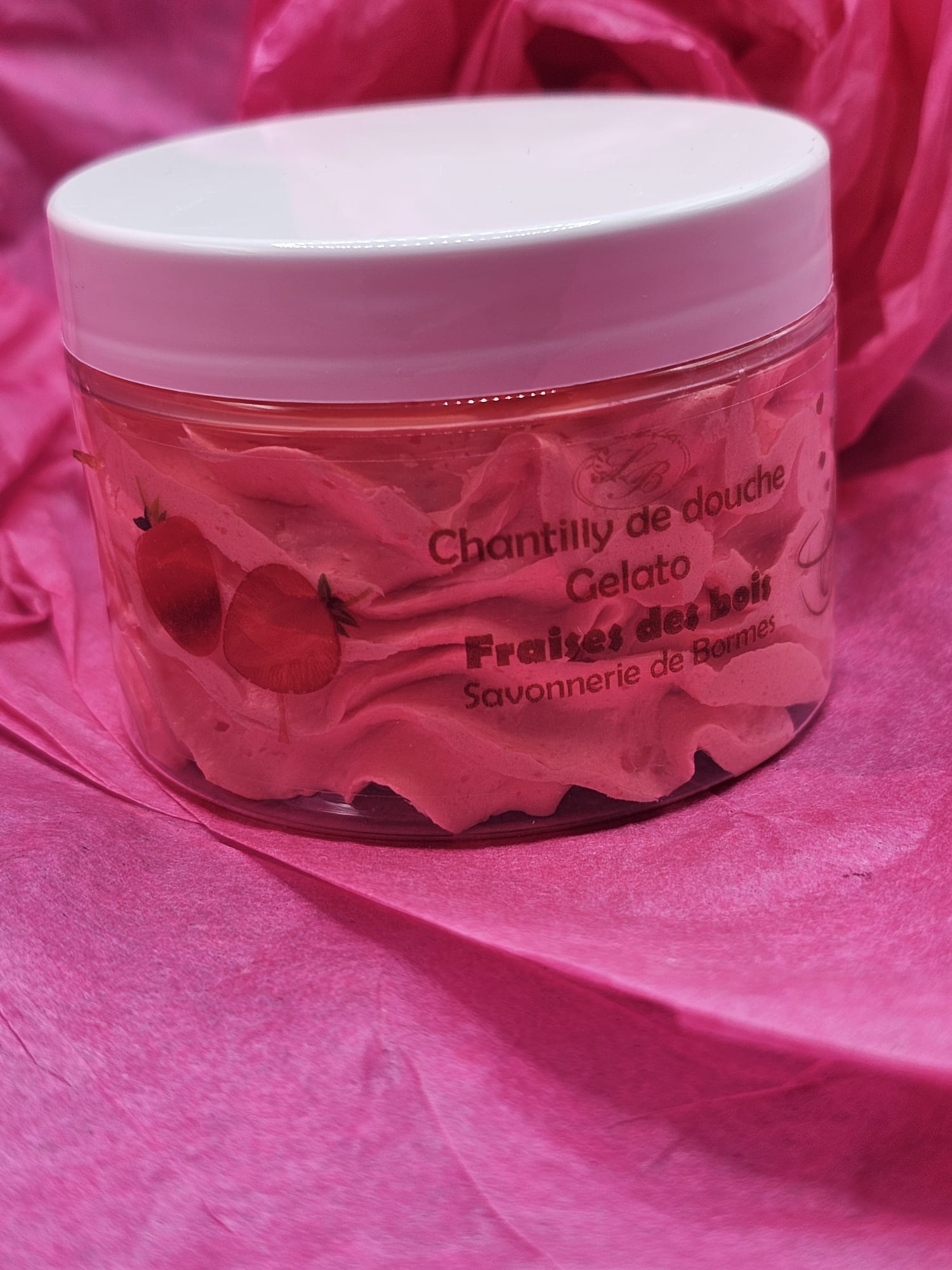 Chantilly de douche Fraise des bois
