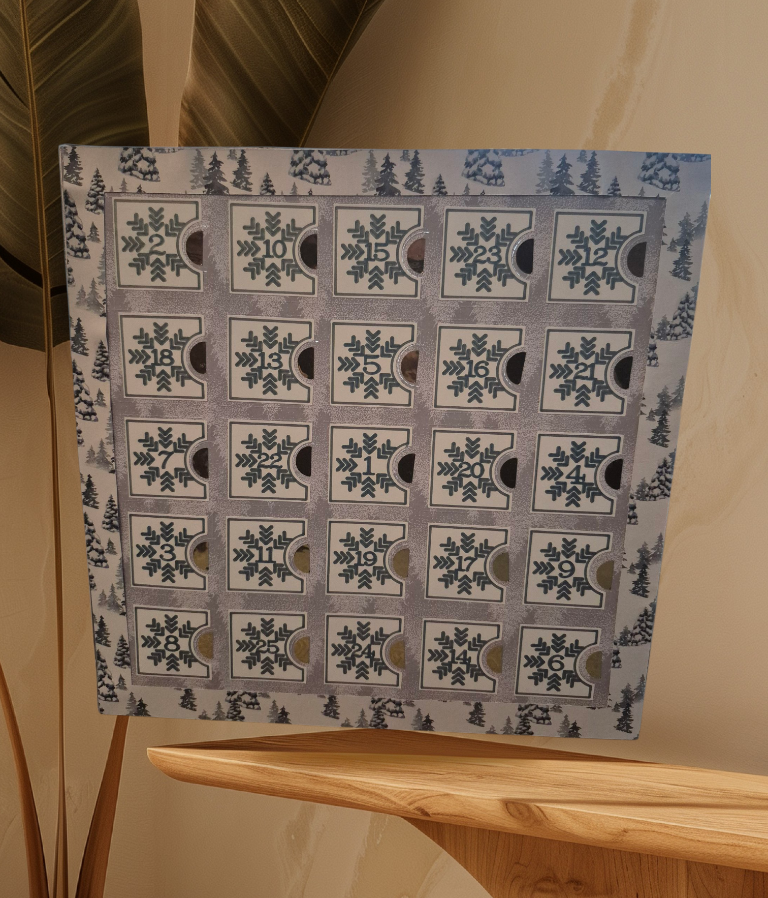 Calendrier de l'avent (couleur aléatoire)(pré commande)