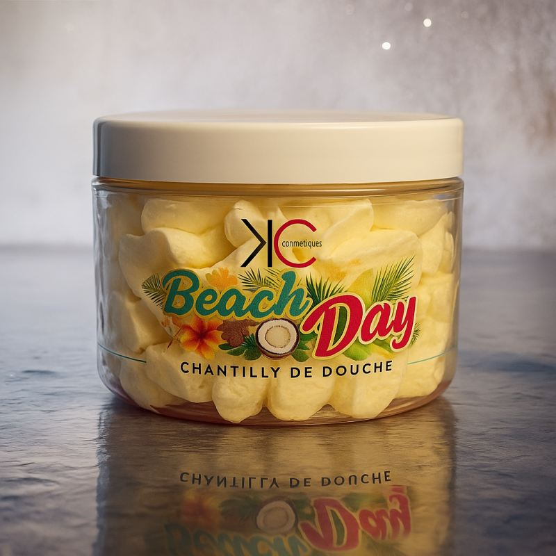 Chantilly de douche beach's day