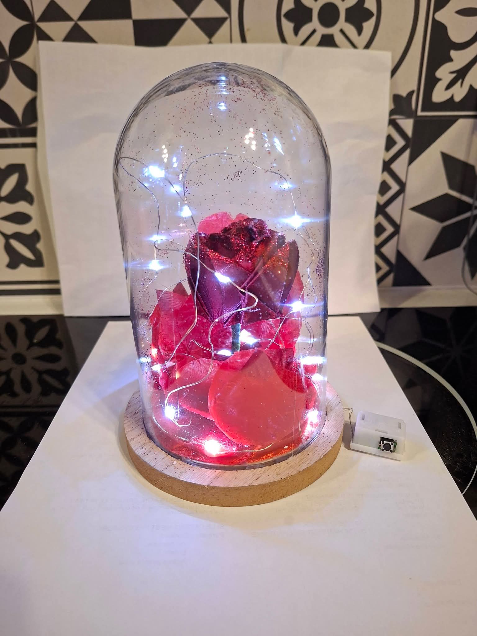 Cloche Saint valentin personnalisable