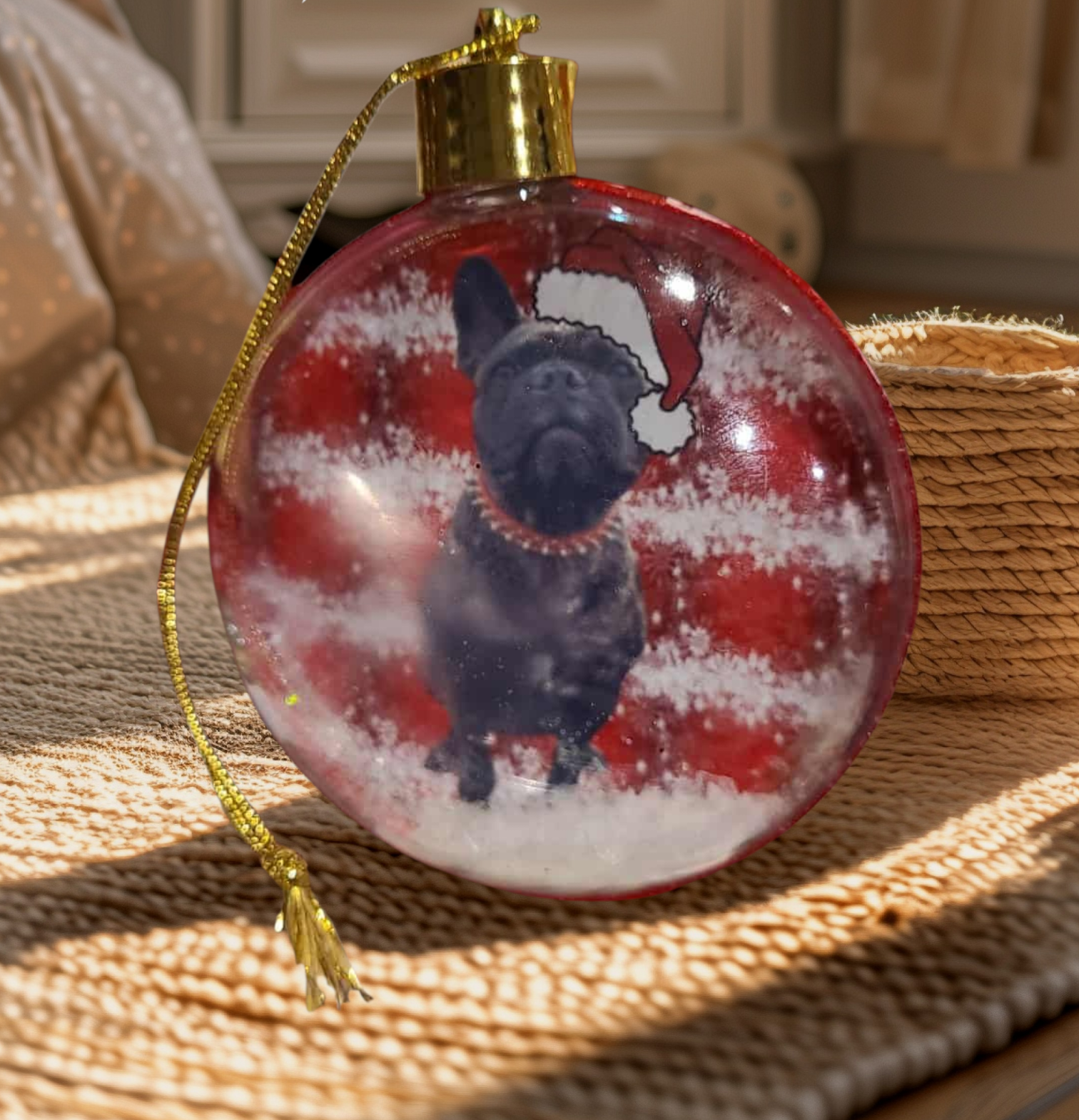 Boule de Noël personnalisable ( pré-commande)